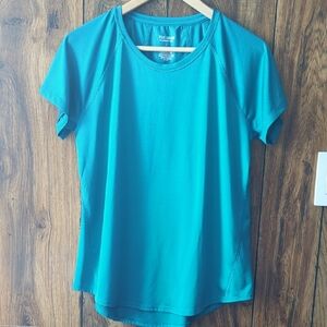 Tek Gear Turquoise Short Sleeve Women's Tee Size L